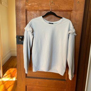 Jessica Simpson Light Grey Bell-Sleeve Shirt